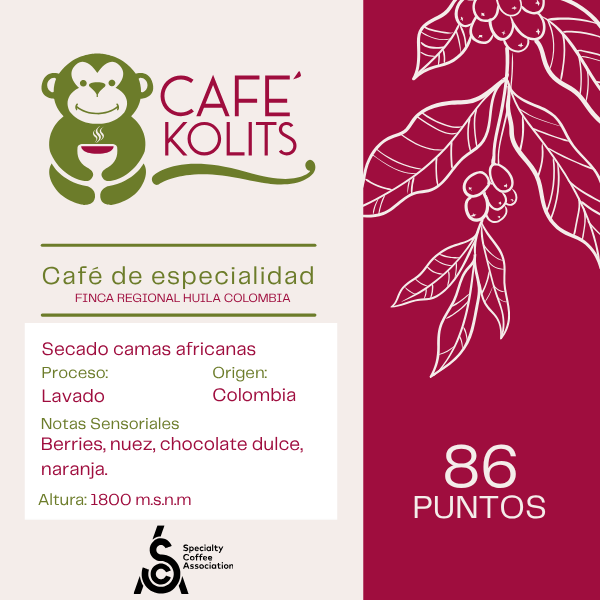 Café Kolits - Arábica de Especialidad 86 Puntos